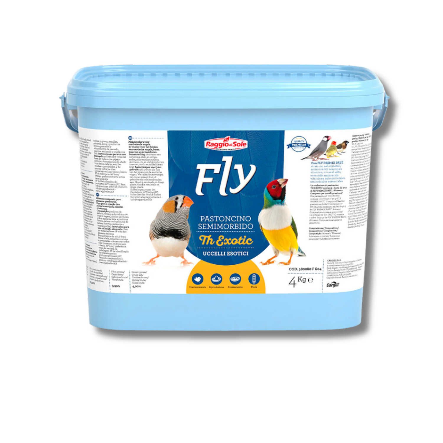 TH EXOTIC – FLY PATÉ 4kg – North Carolina Bird Supply