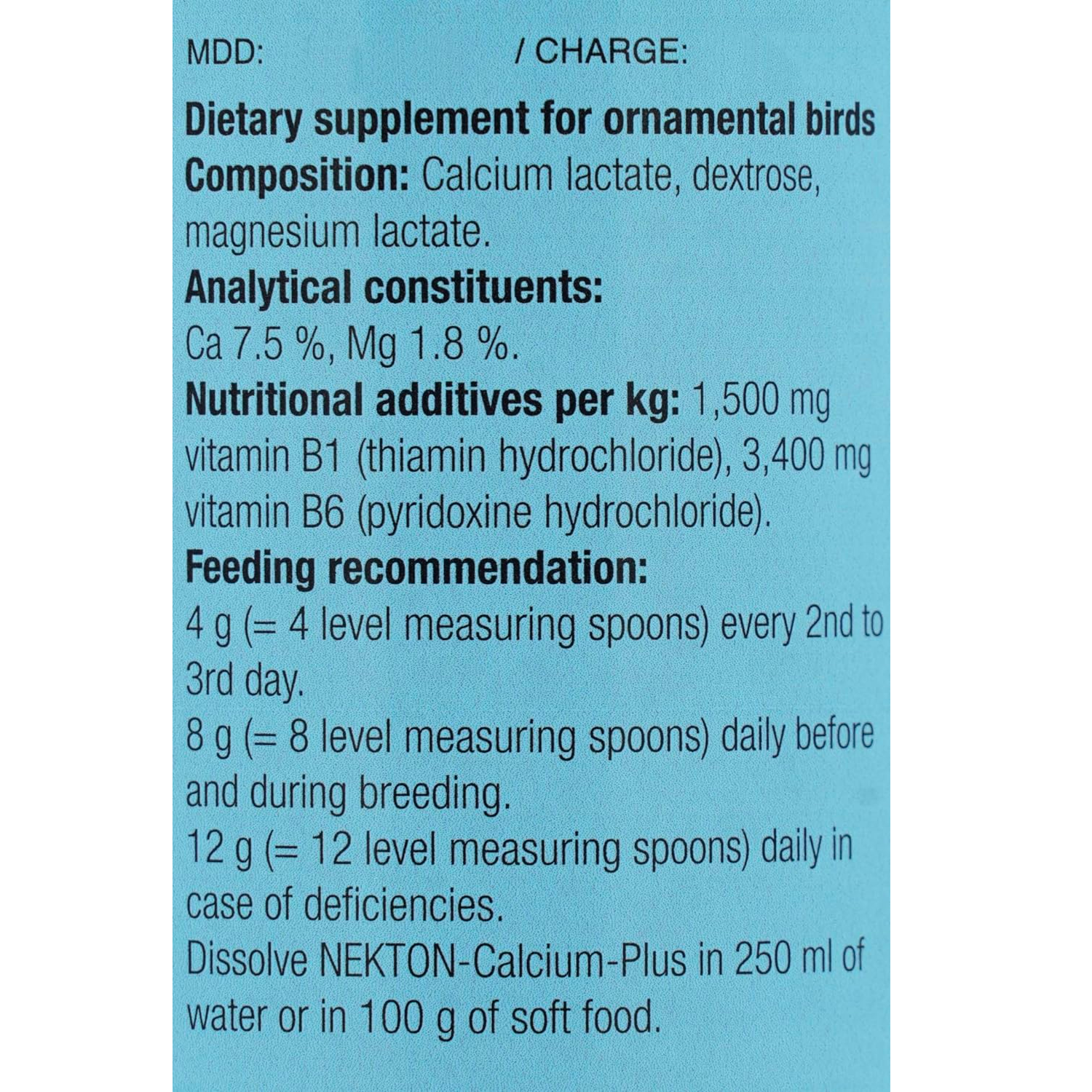 Nekton B-Komplex B Vitamin Bird Supplement (12)